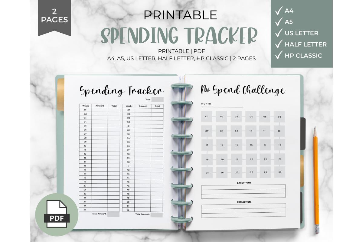 Spending Tracker Printable