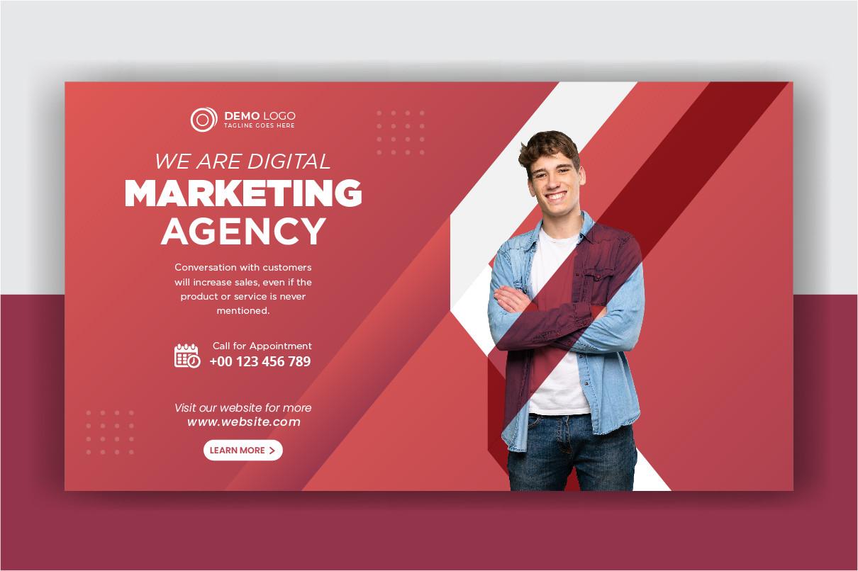Digital Marketing Web Banner Template