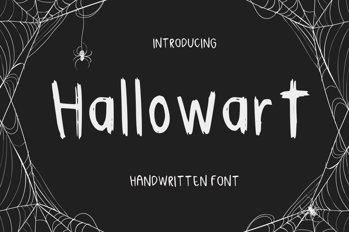 Hallowart Font