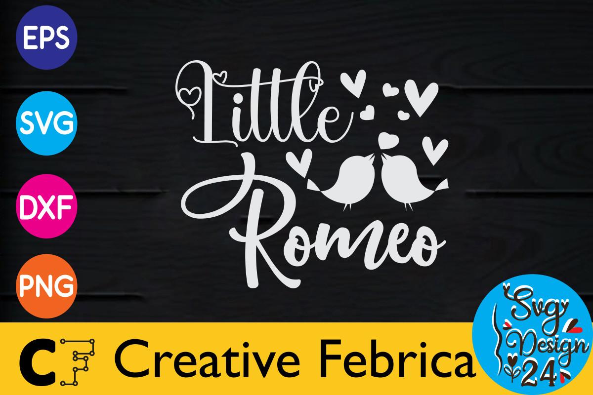 Little Romeo Valentine's Day Svg Bundle