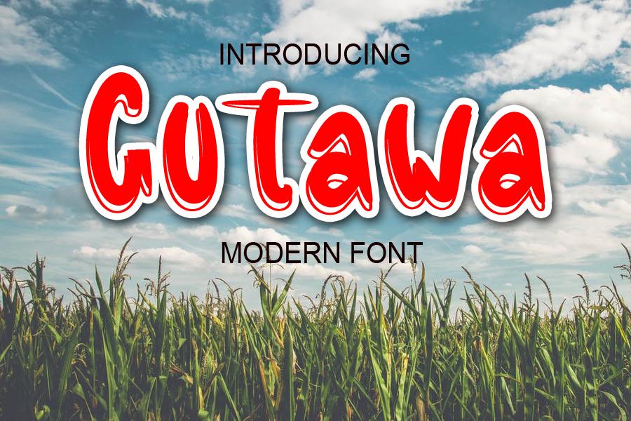 Gutawa Font
