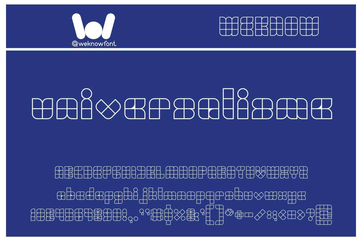 Universalisme Font