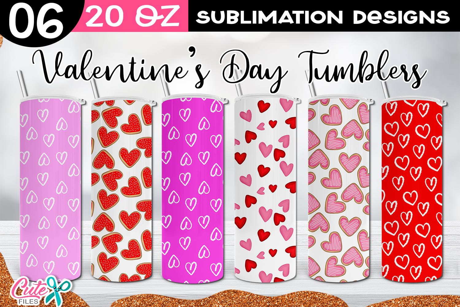 Valentines Day 20 Oz Skinny Tumbler