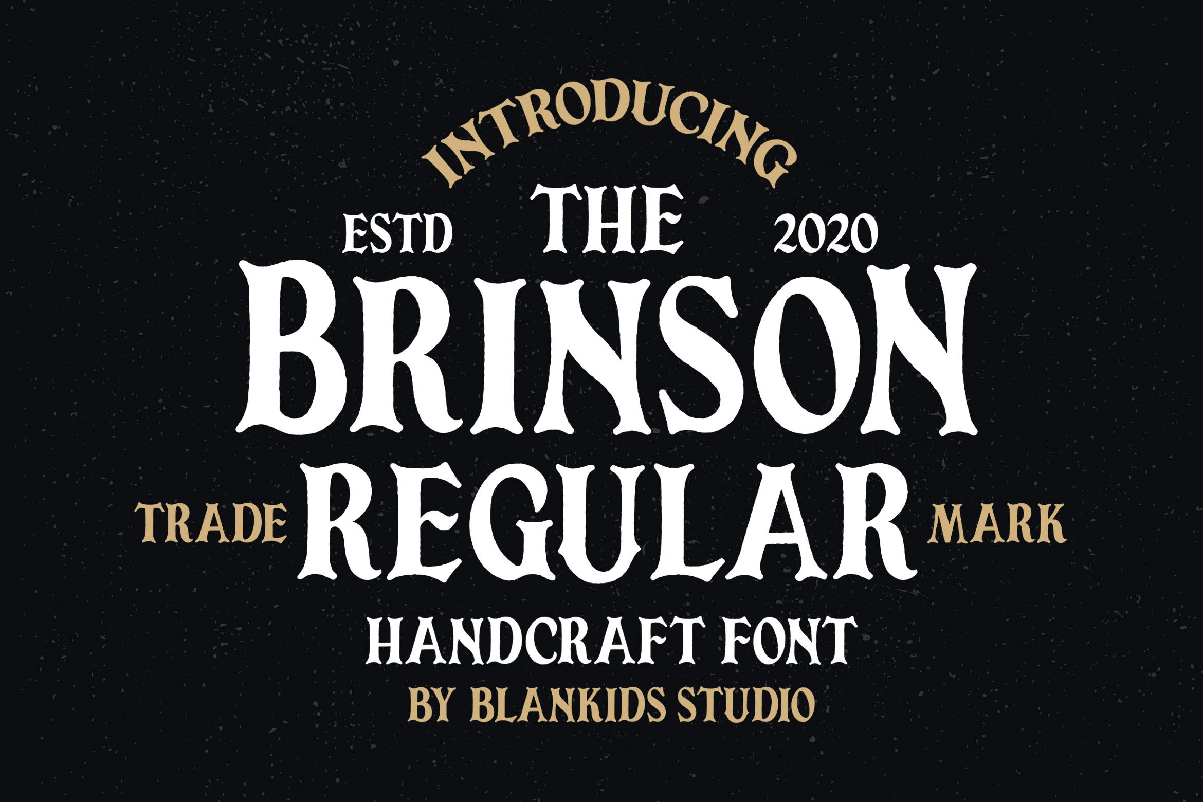 Brinson Regular Font