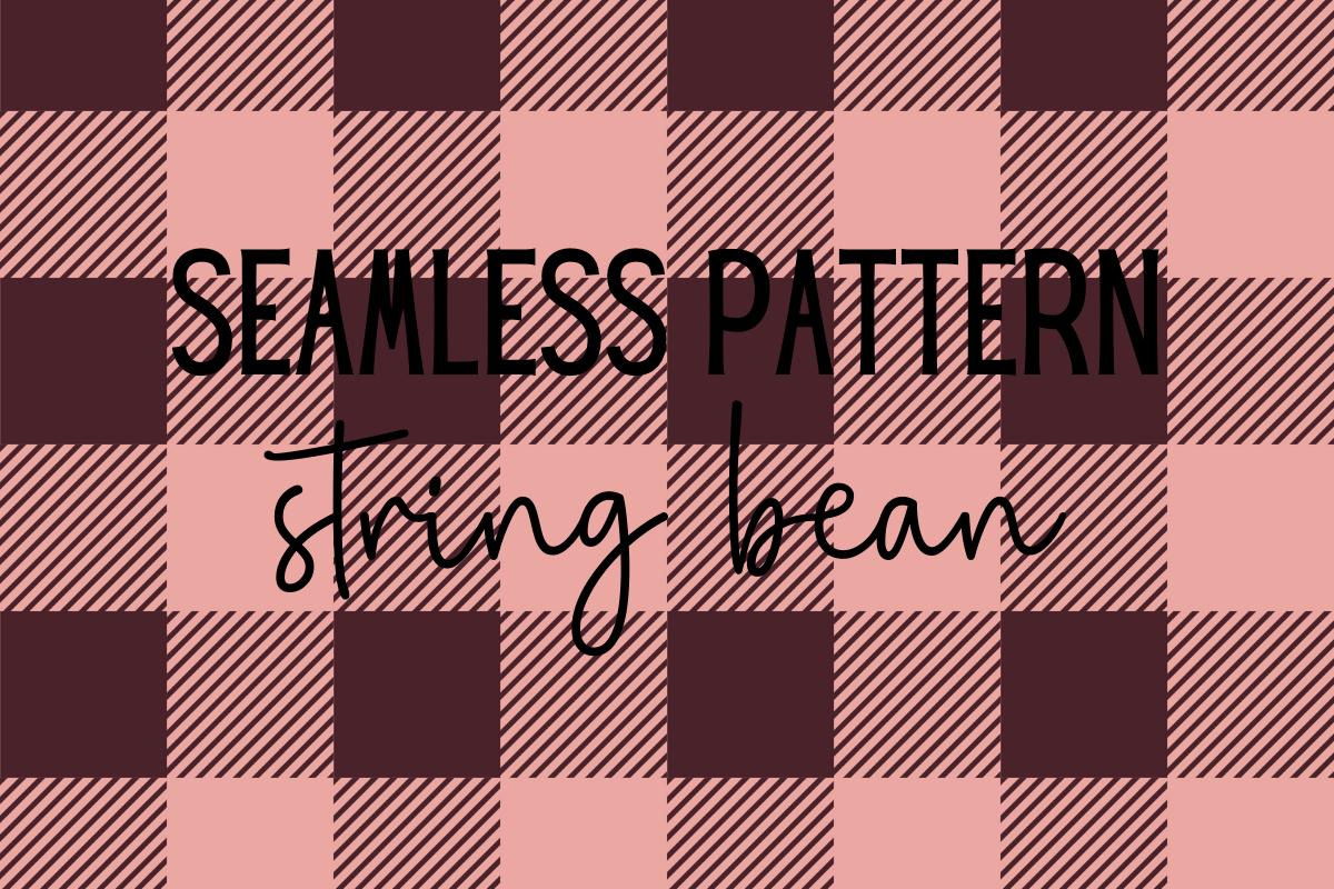 Light Pink Buffalo Checkered Pattern