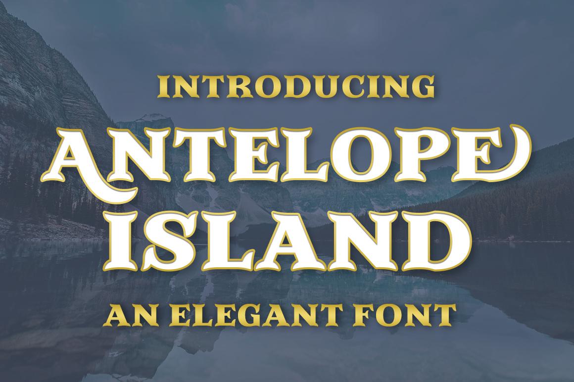 Antelope Island Font