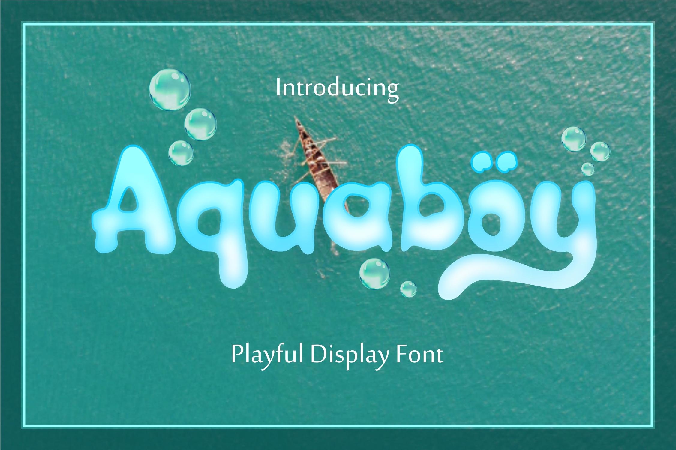 Aquaboy Font