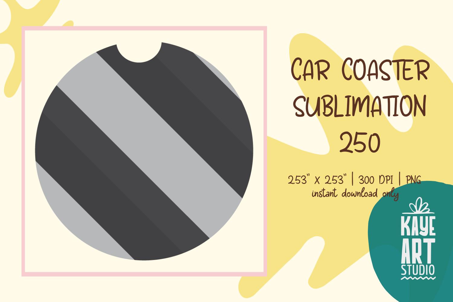 Car Coaster Sublimation PNG 250