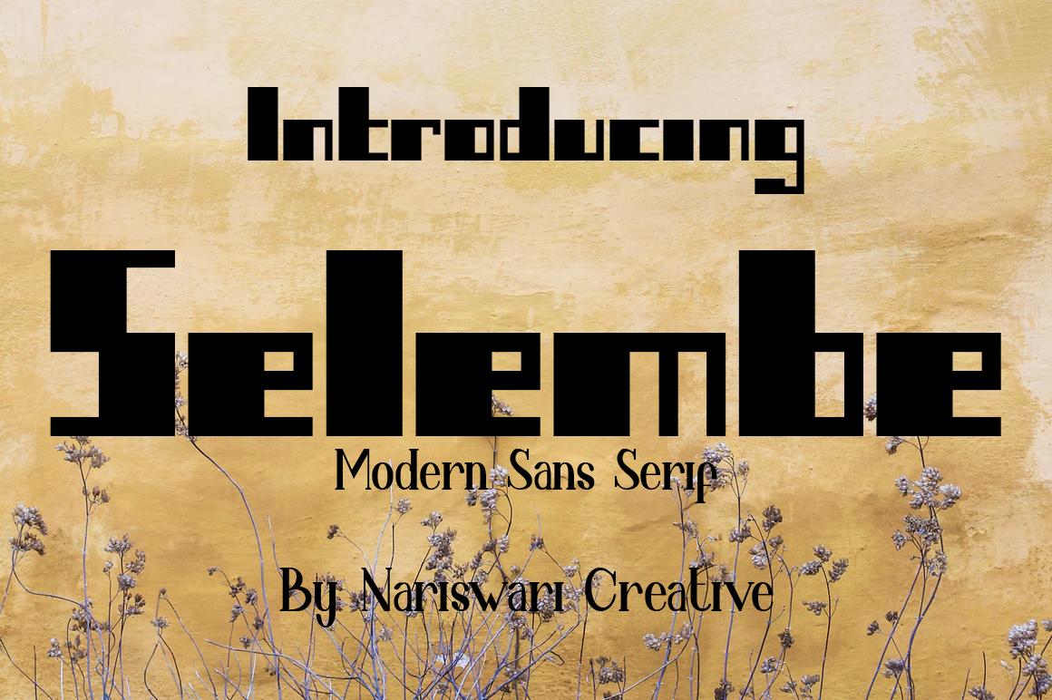 Selembe Font
