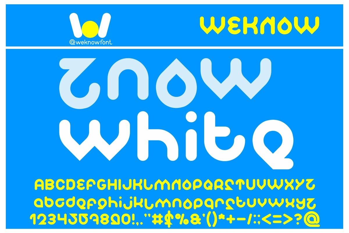 Znow White Font