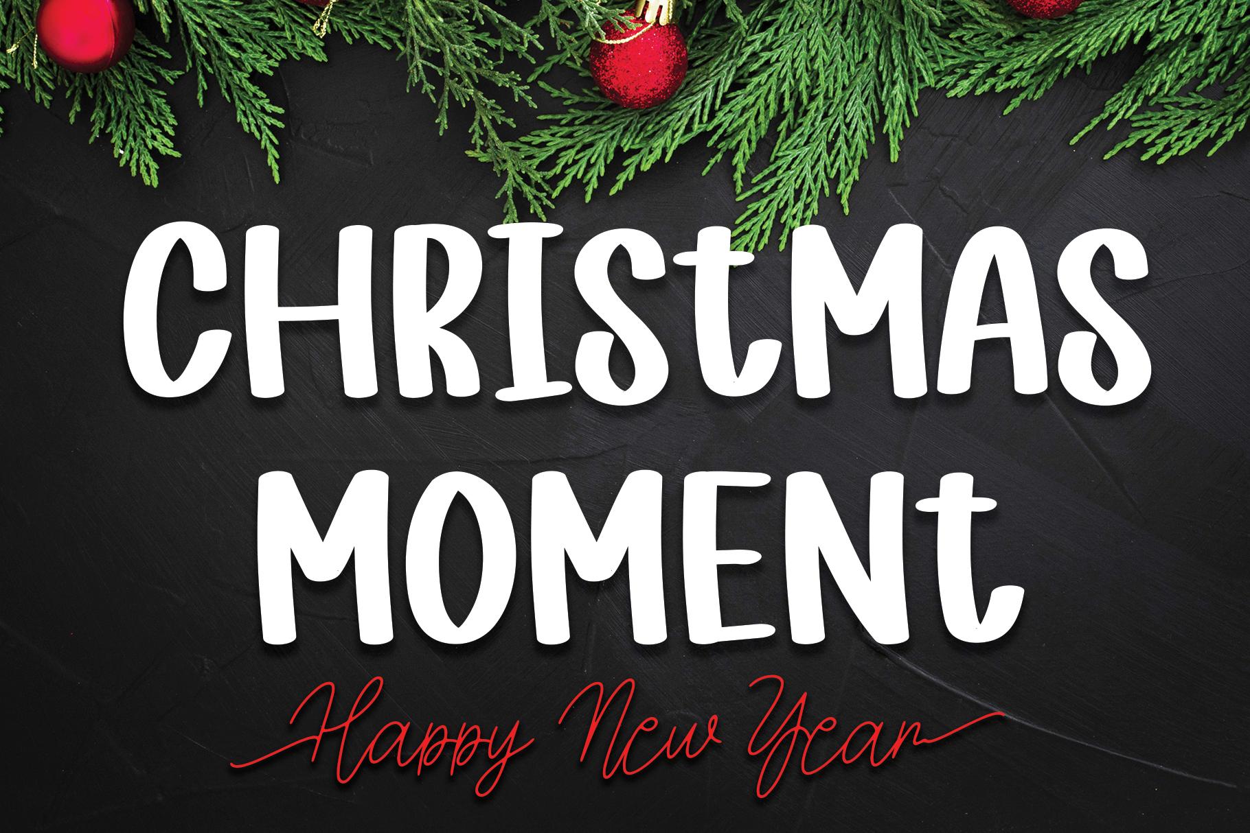 Christmas Moment Font