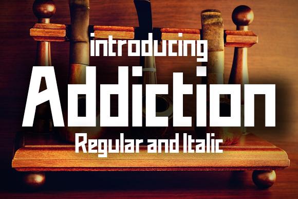 Addiction Font