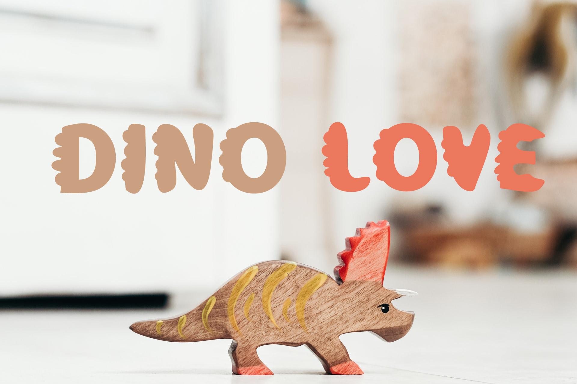 Dino Love Font