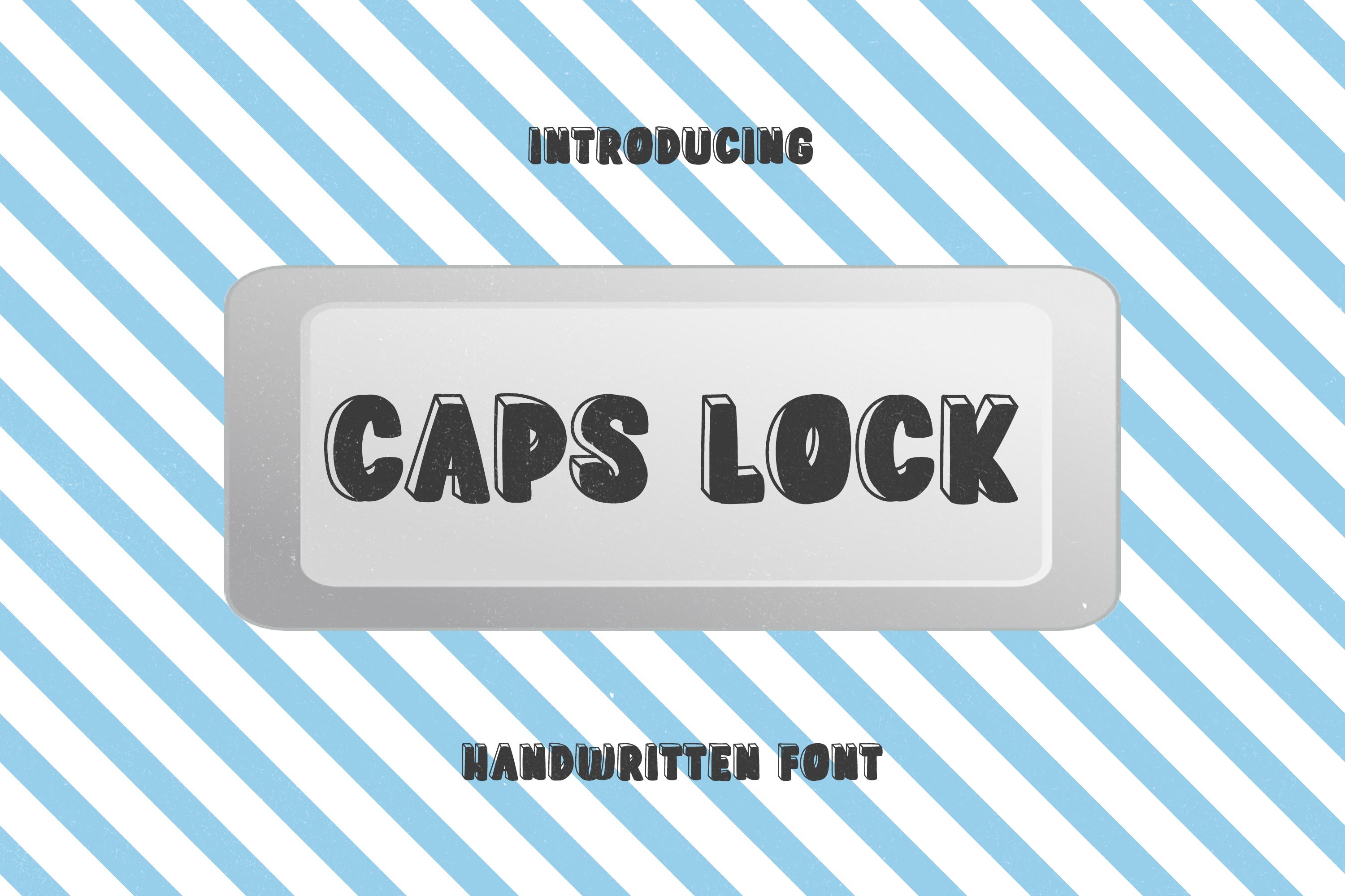 Caps Lock Font