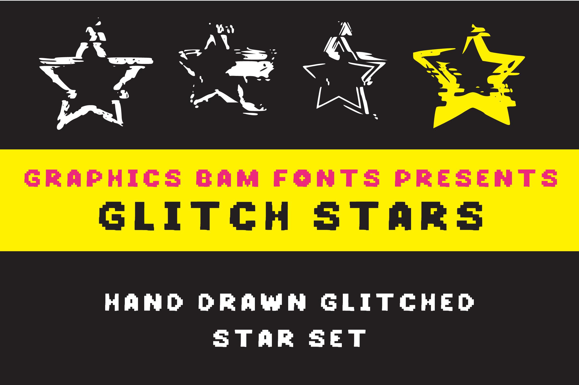 Glitch Stars Font