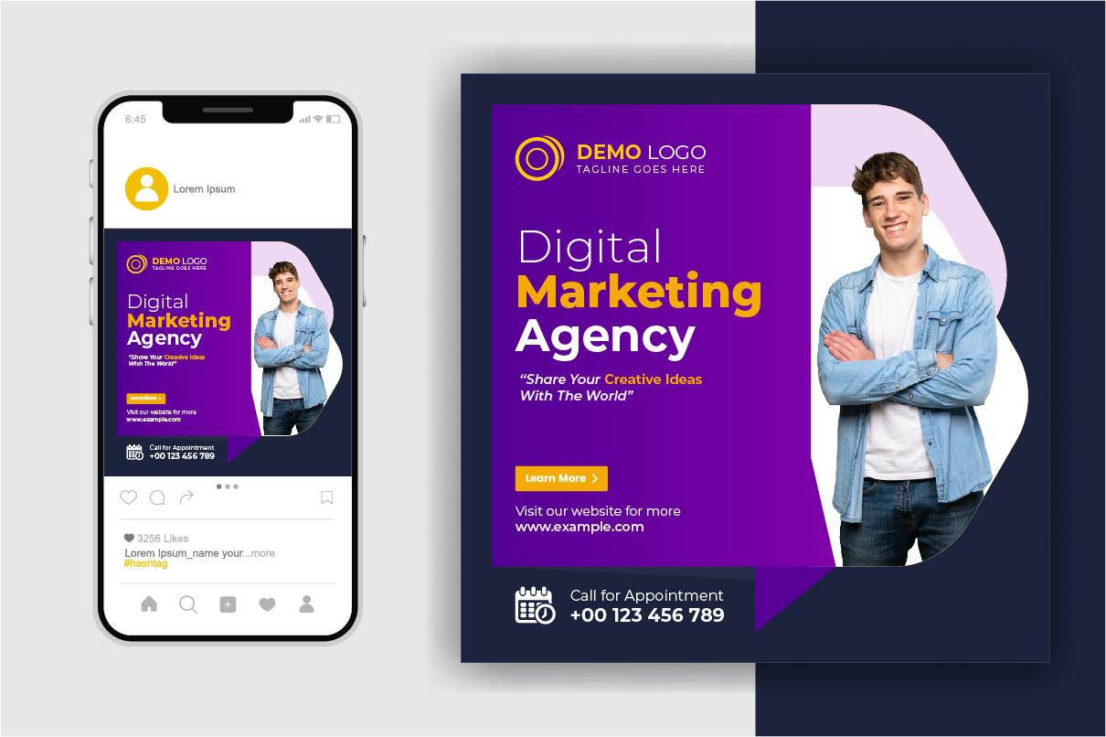 Digital Marketing Social Media Template