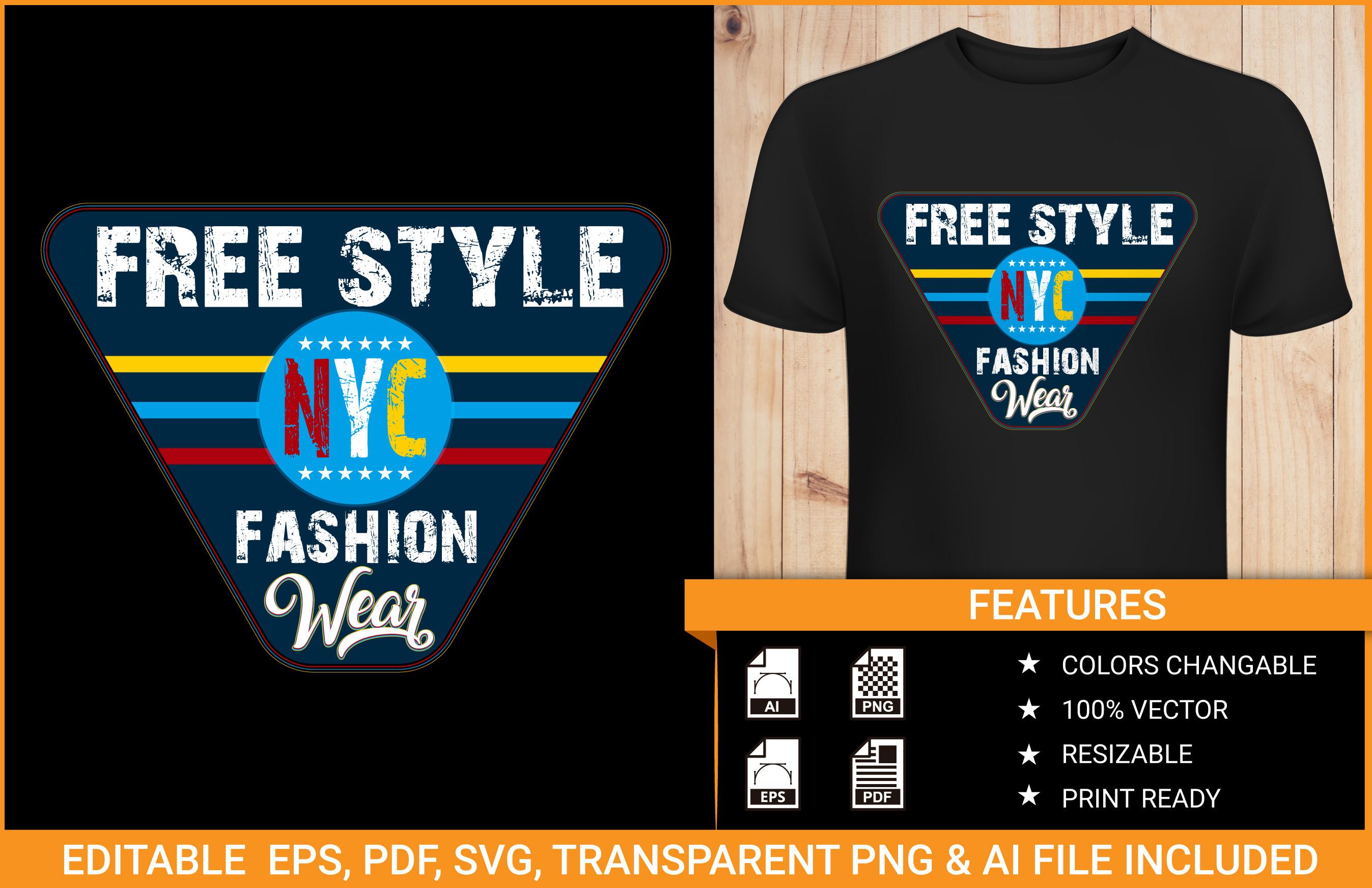 Typography T-shirt Design Illustration