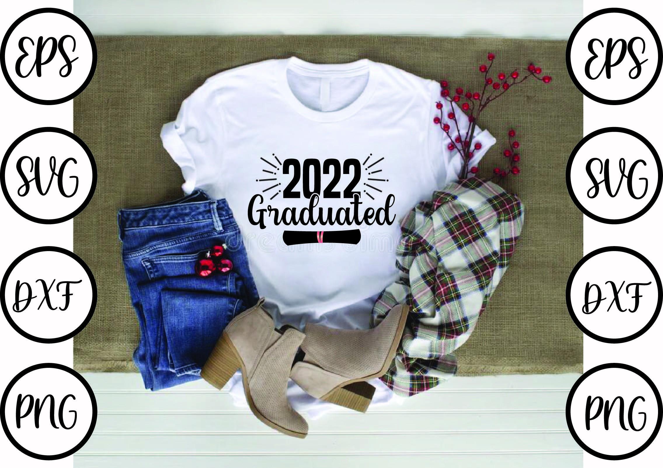 Graduation Svg Design,2022 Graduated