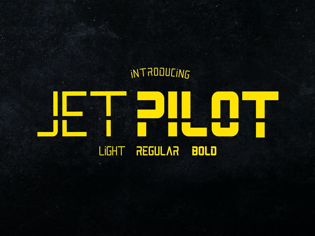 Jet Pilot Font