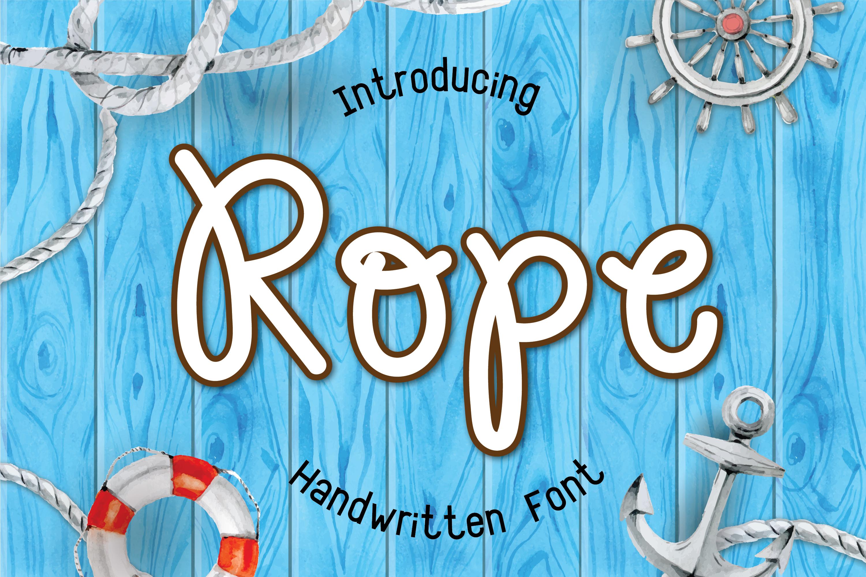 Rope Font