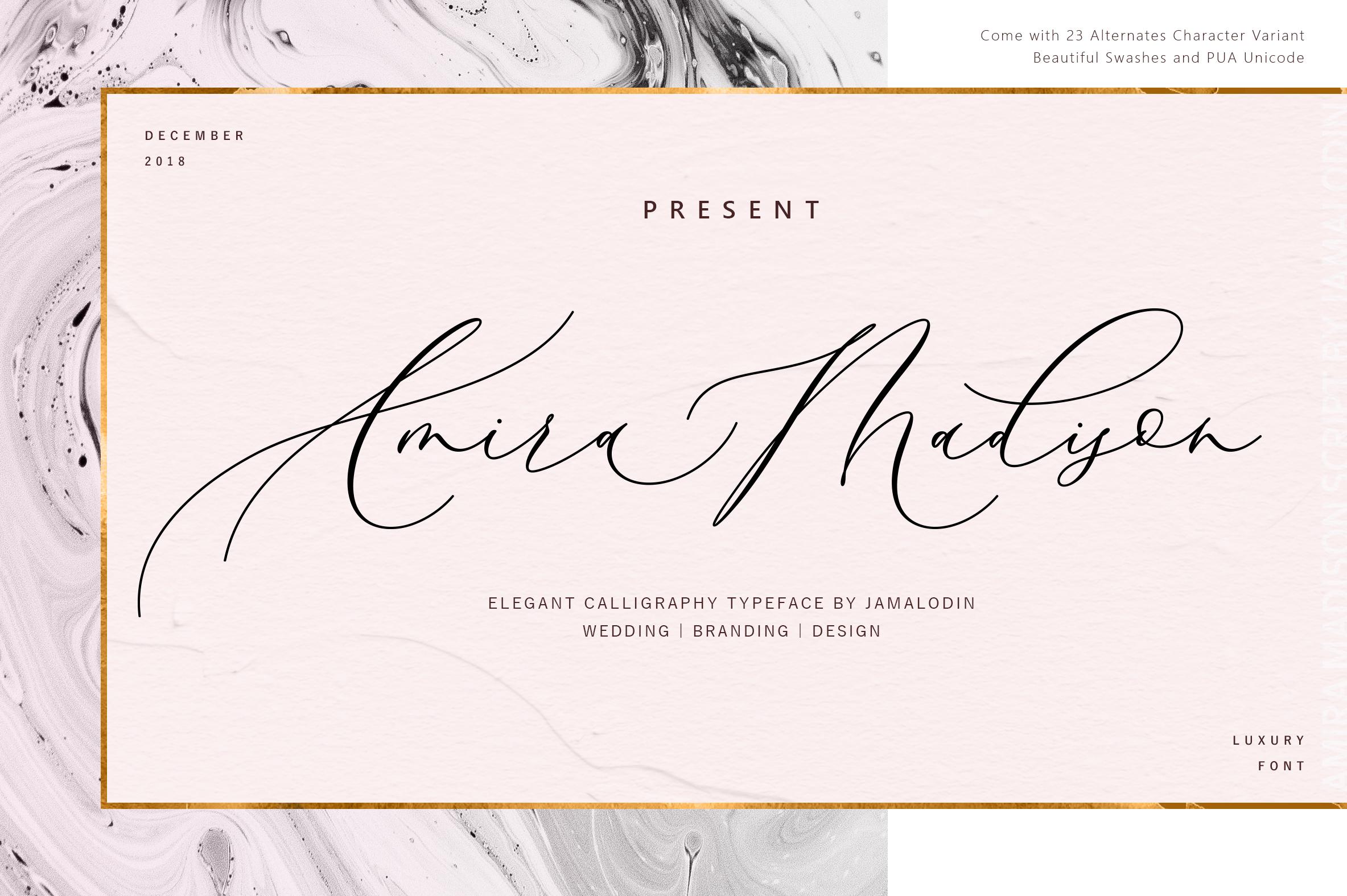 Amira Madison Font