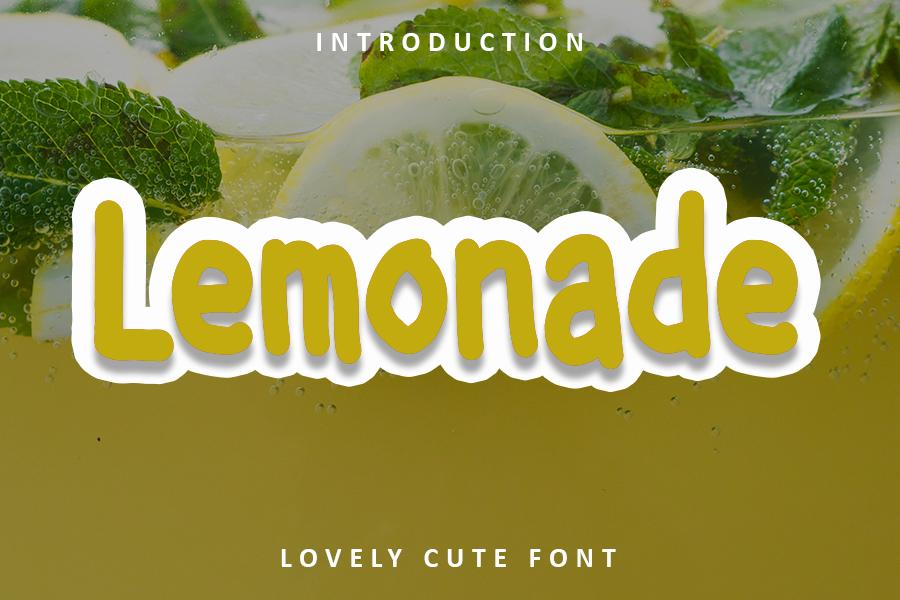 Lemonade Font