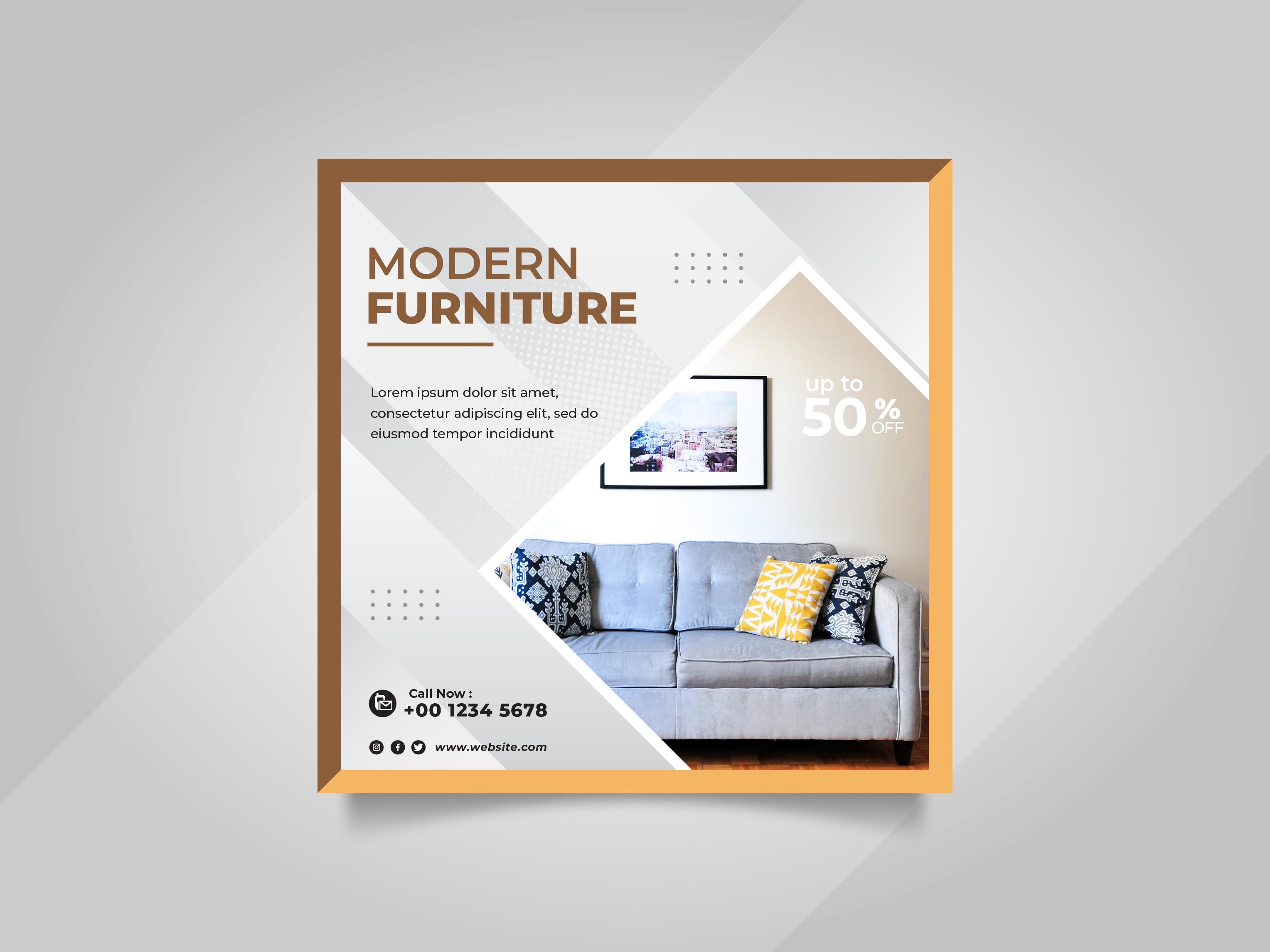 Furniture Social Media Instagram Post