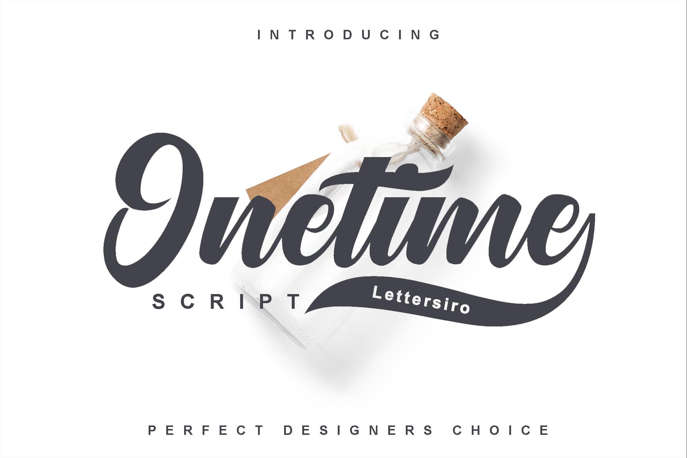 Onetime Font