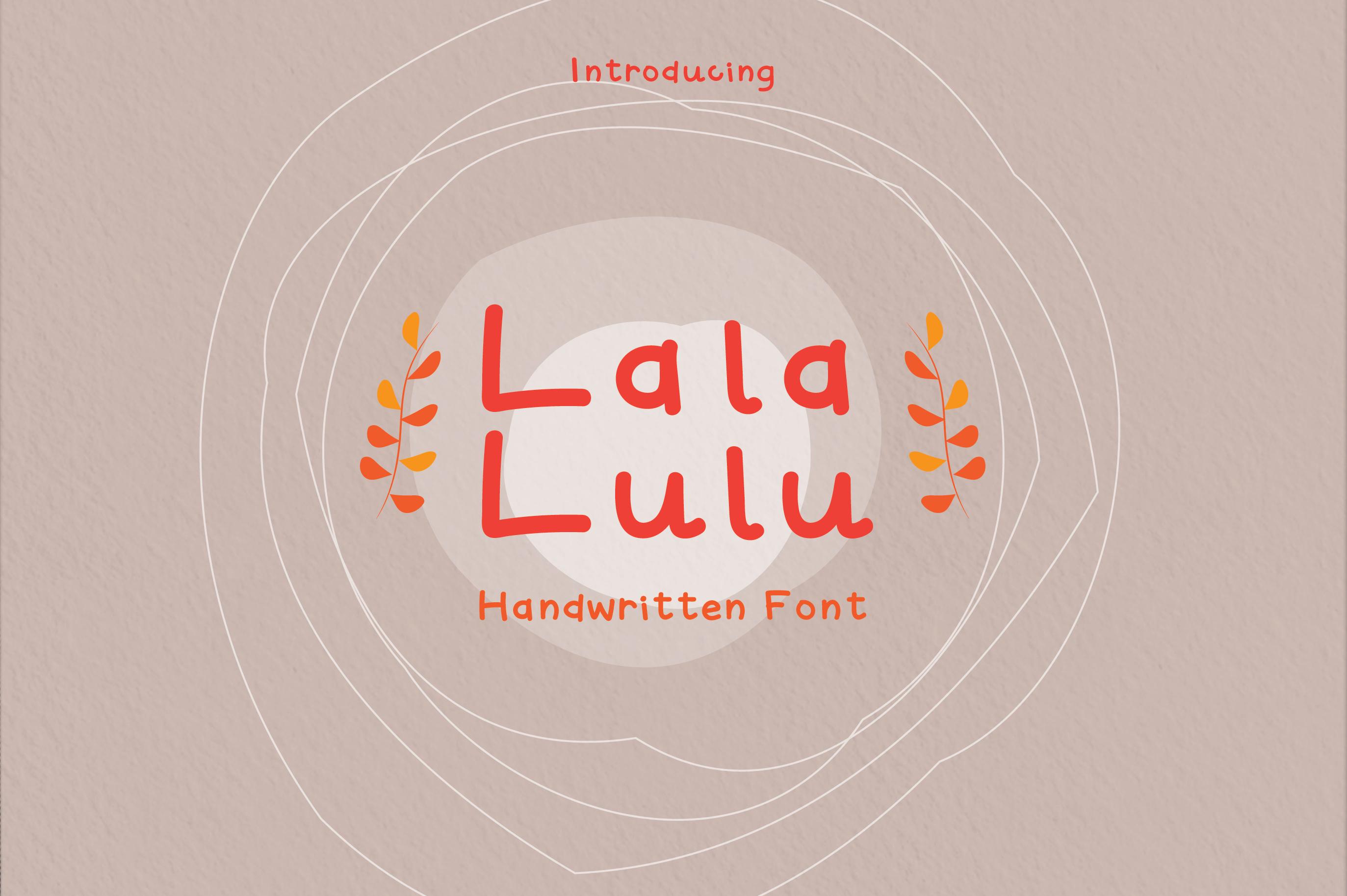 Lala Lulu Font