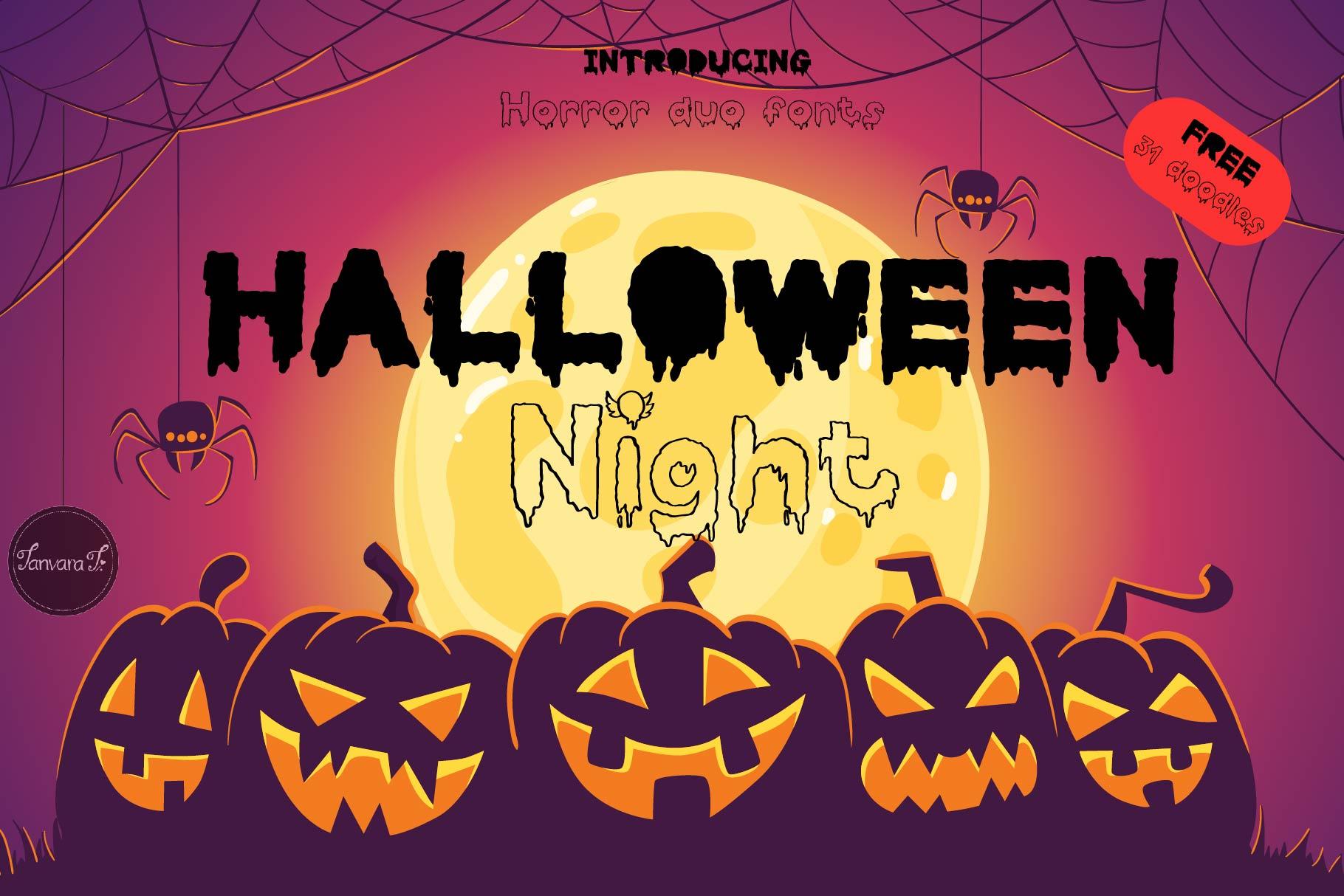 Halloween Night Font