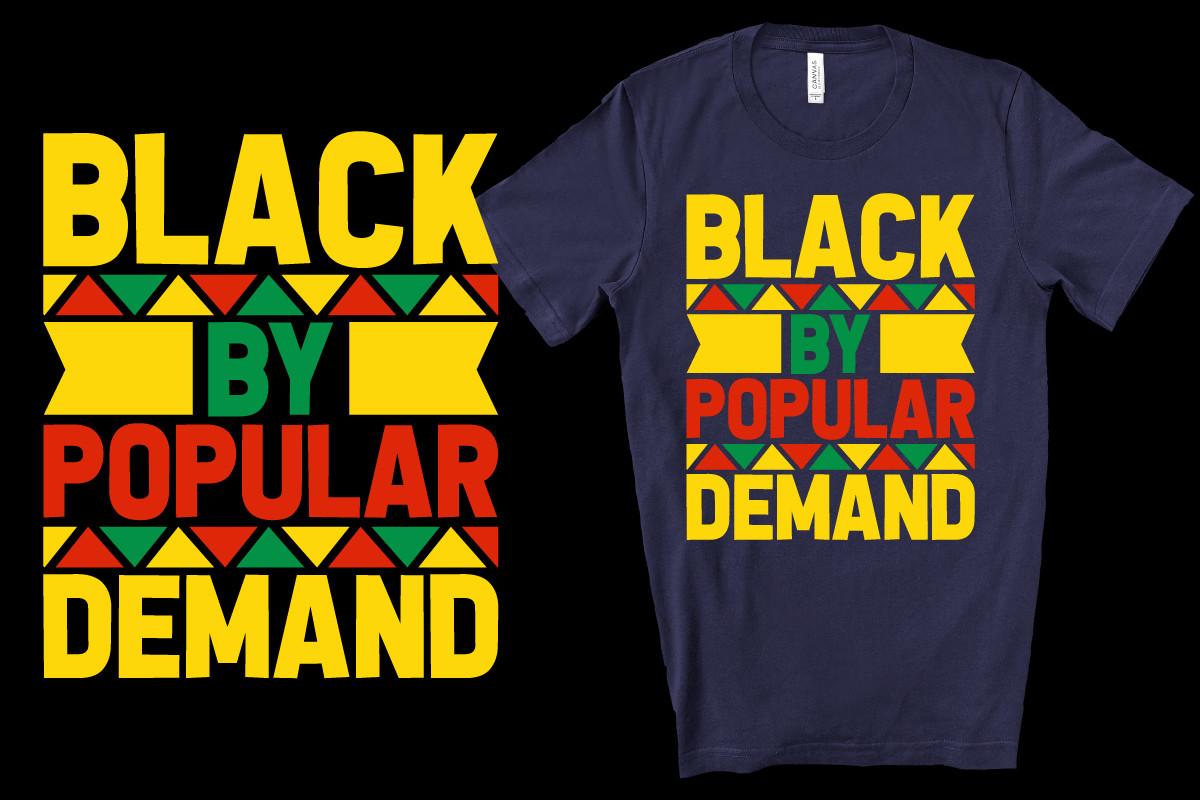 Black History T-Shirt Design