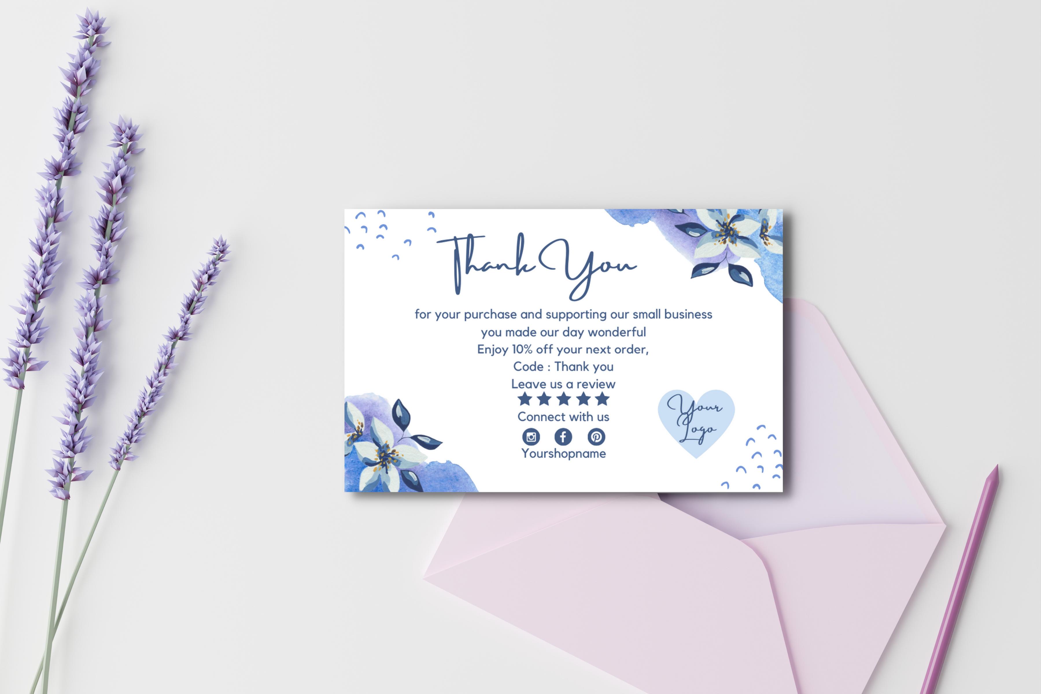 Canva Thank You Card Template 36