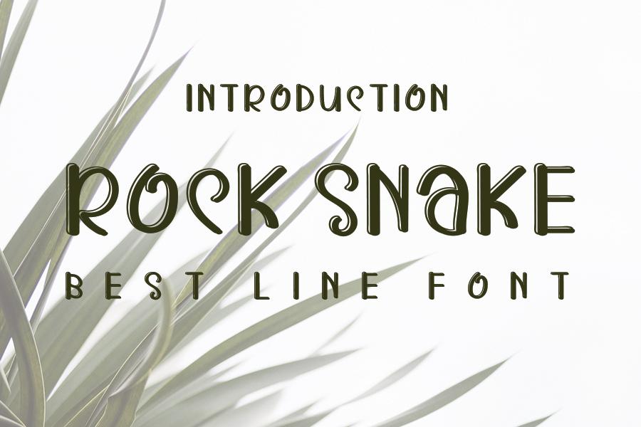 Rock Snake Font