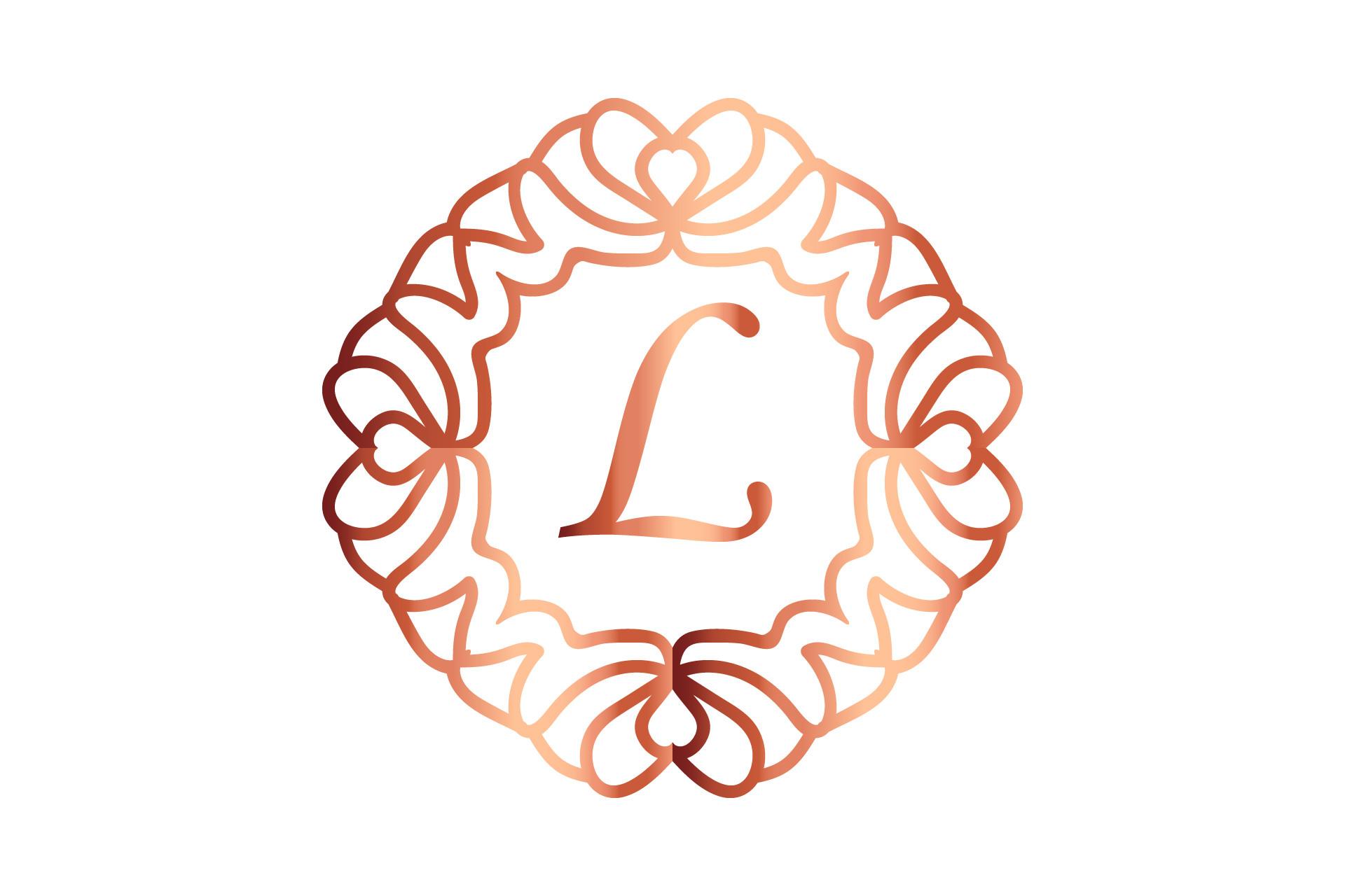 Monogram Illustration Alphabet Gradient