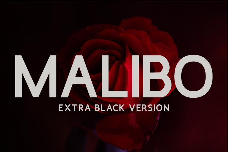 Malibo Extra Black Font