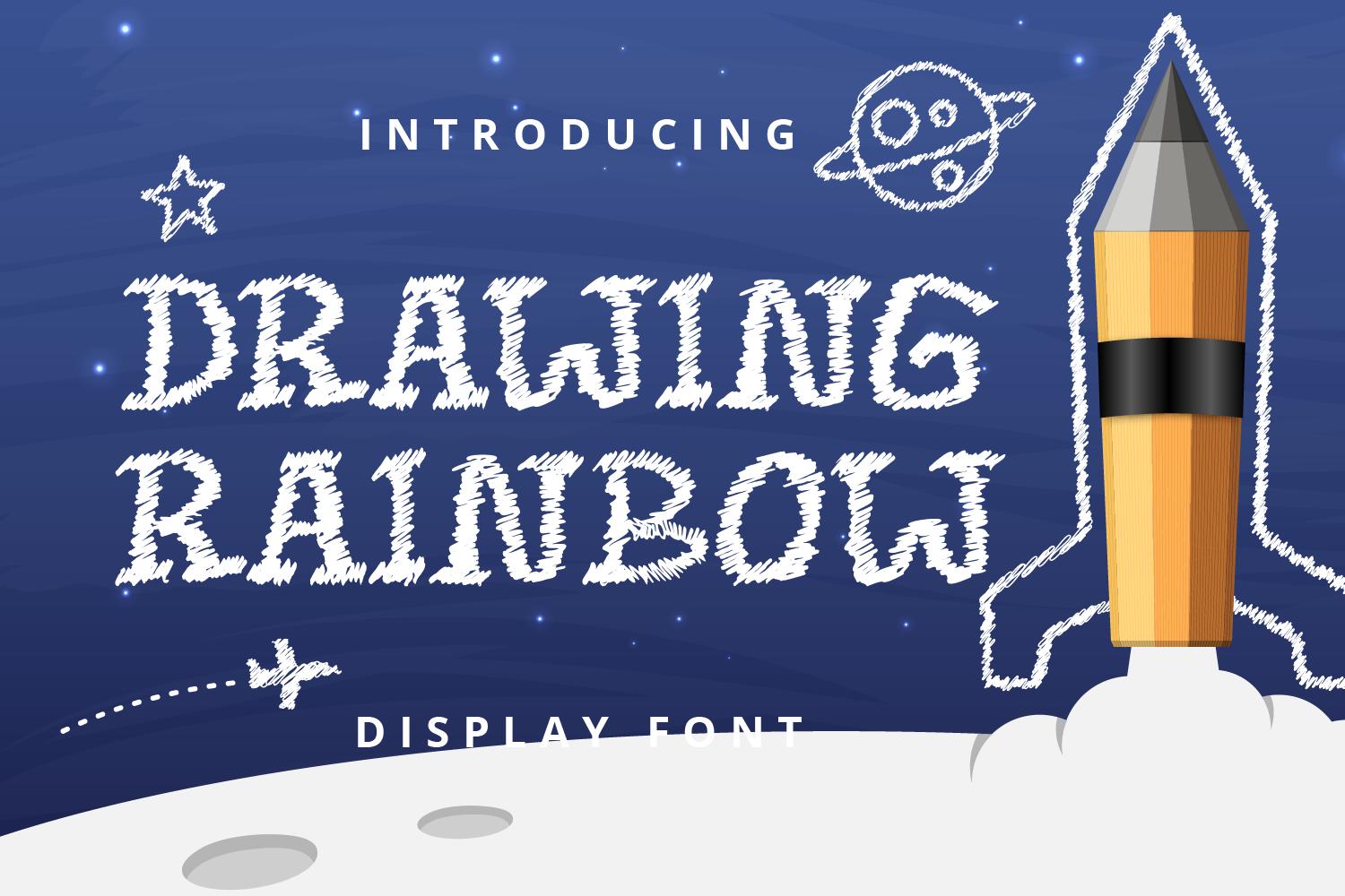 Drawing Rainbow Font
