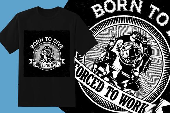Diver T-Shirt  Design