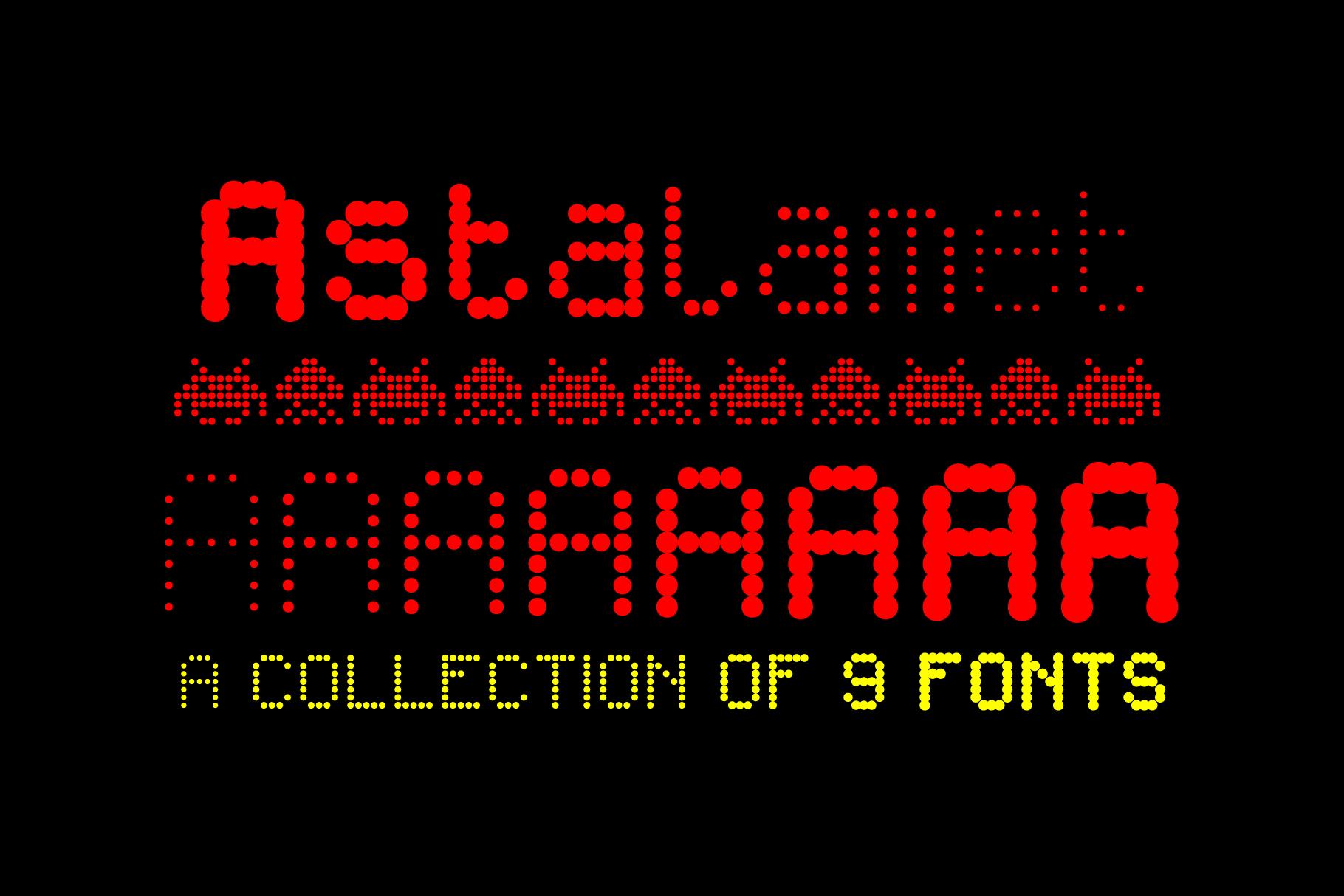 Astalamet Family Font