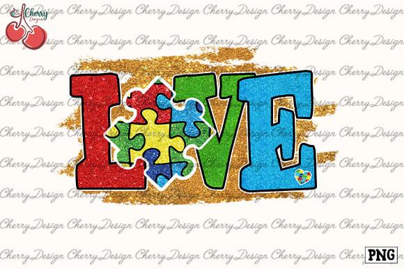 LOVE Autism Awareness Sublimation