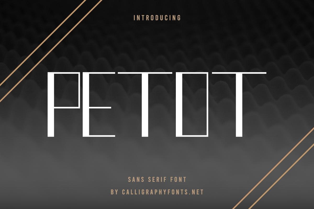 Petot Font