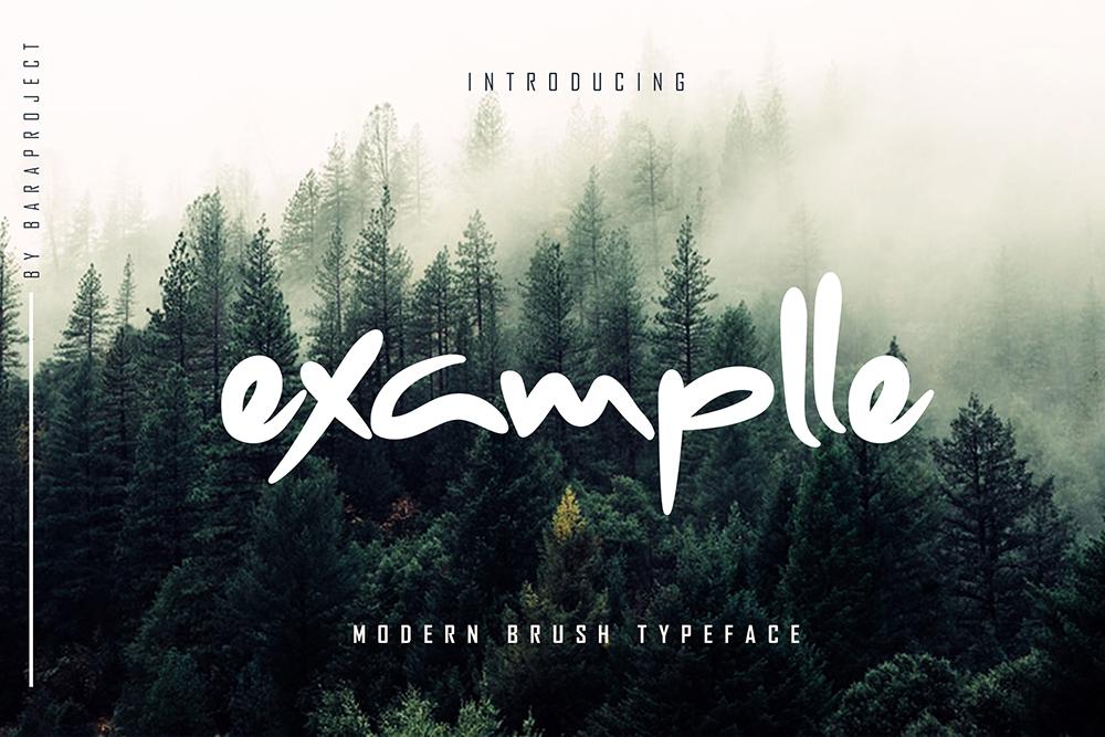 Examplle Font