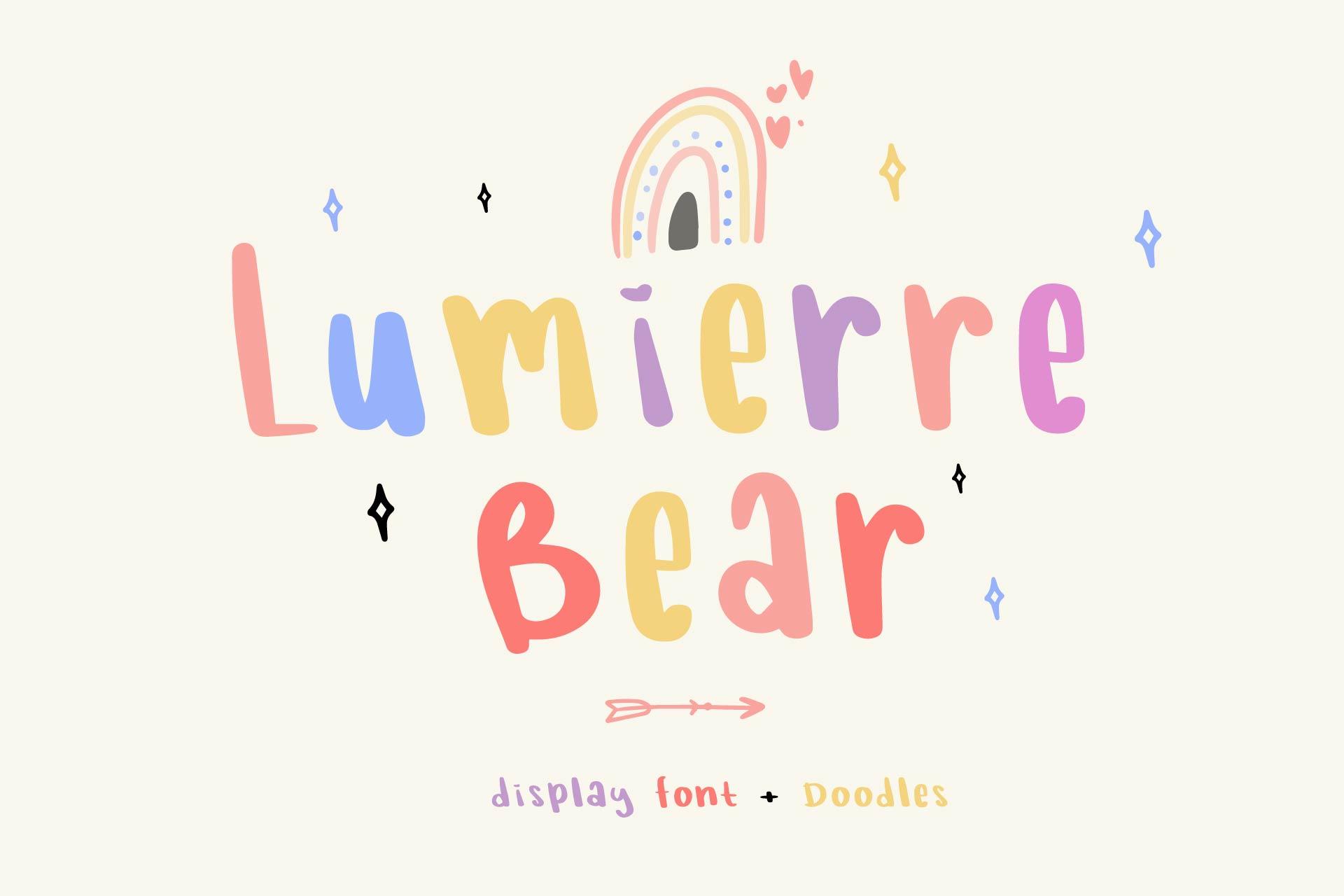 Lumierre Bear Font