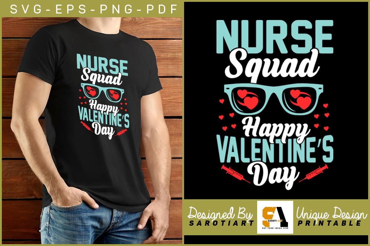Nurse Squad Happy Valentine's Day Shirt
