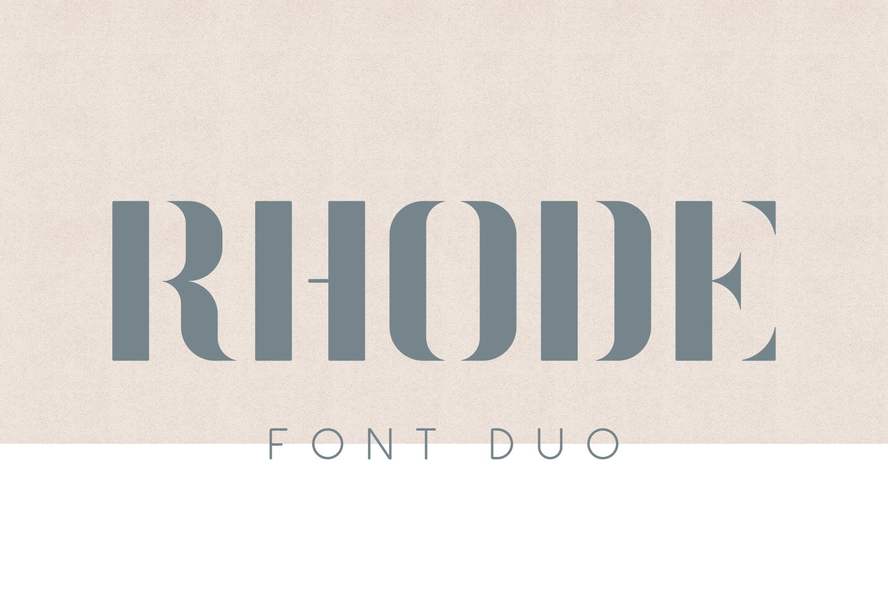 Rhode Font