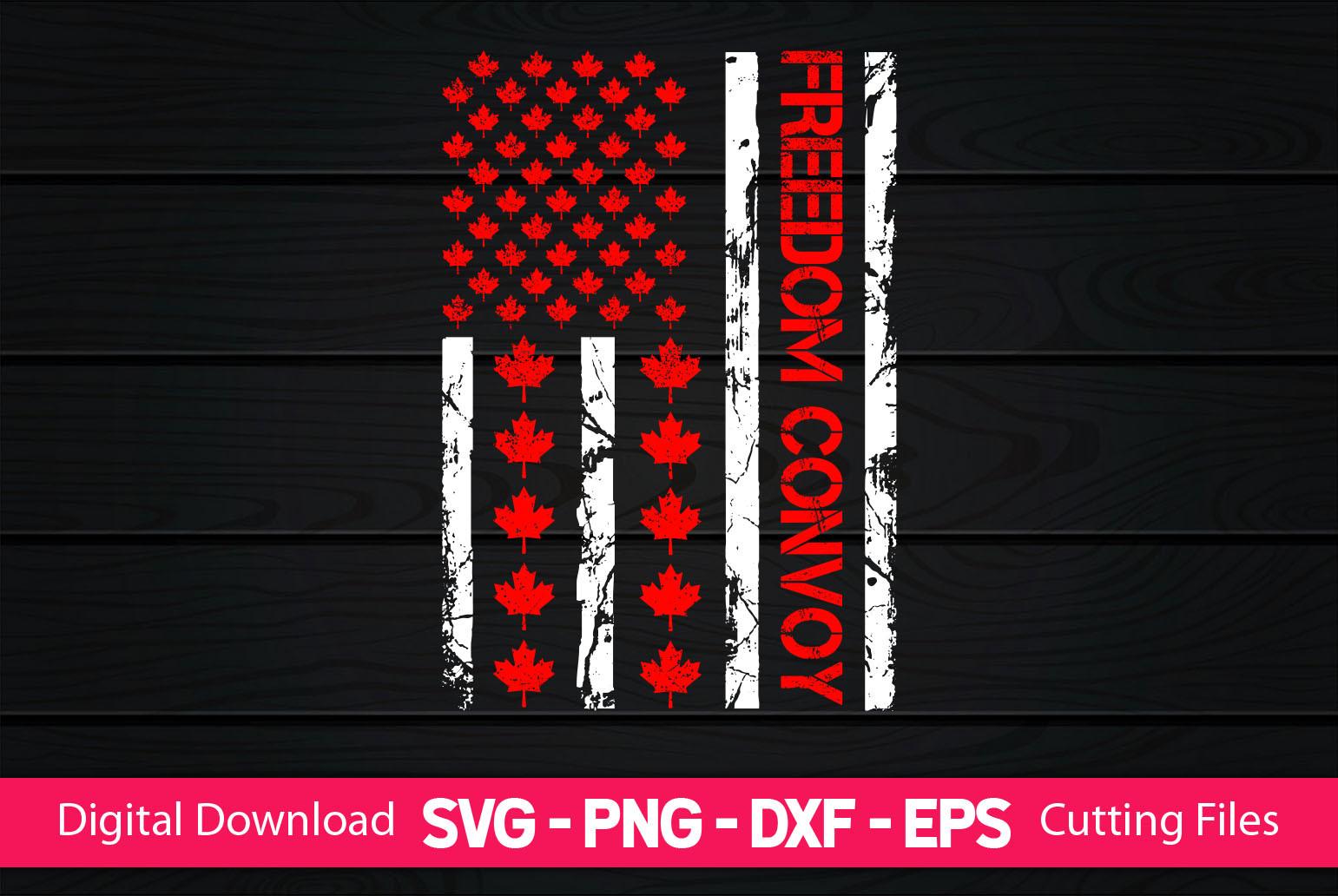 Freedom Convoy American Flag