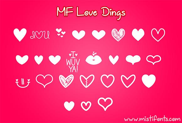 MF Love Dings Font