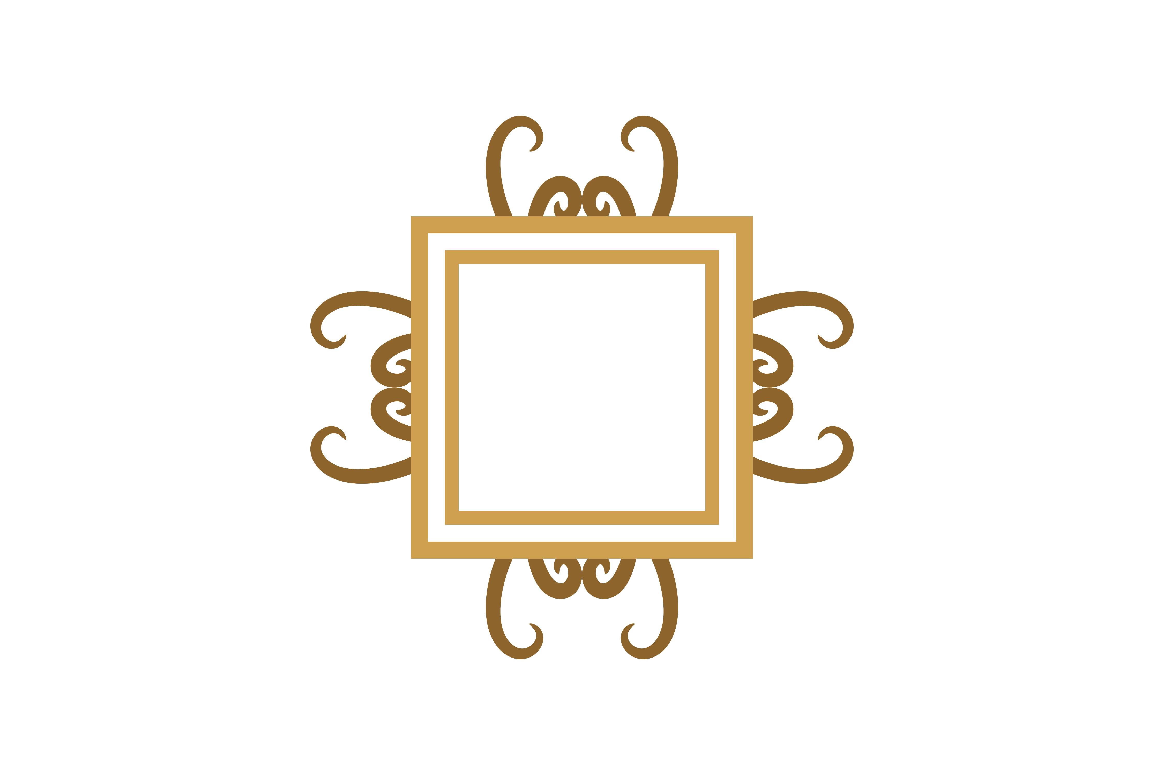 Frame Floral Decorative