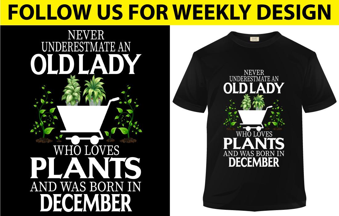Old Lady Who Loves Plants and Was Born in December