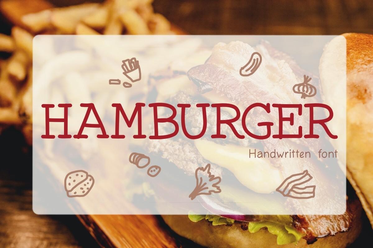 Hamburger Font