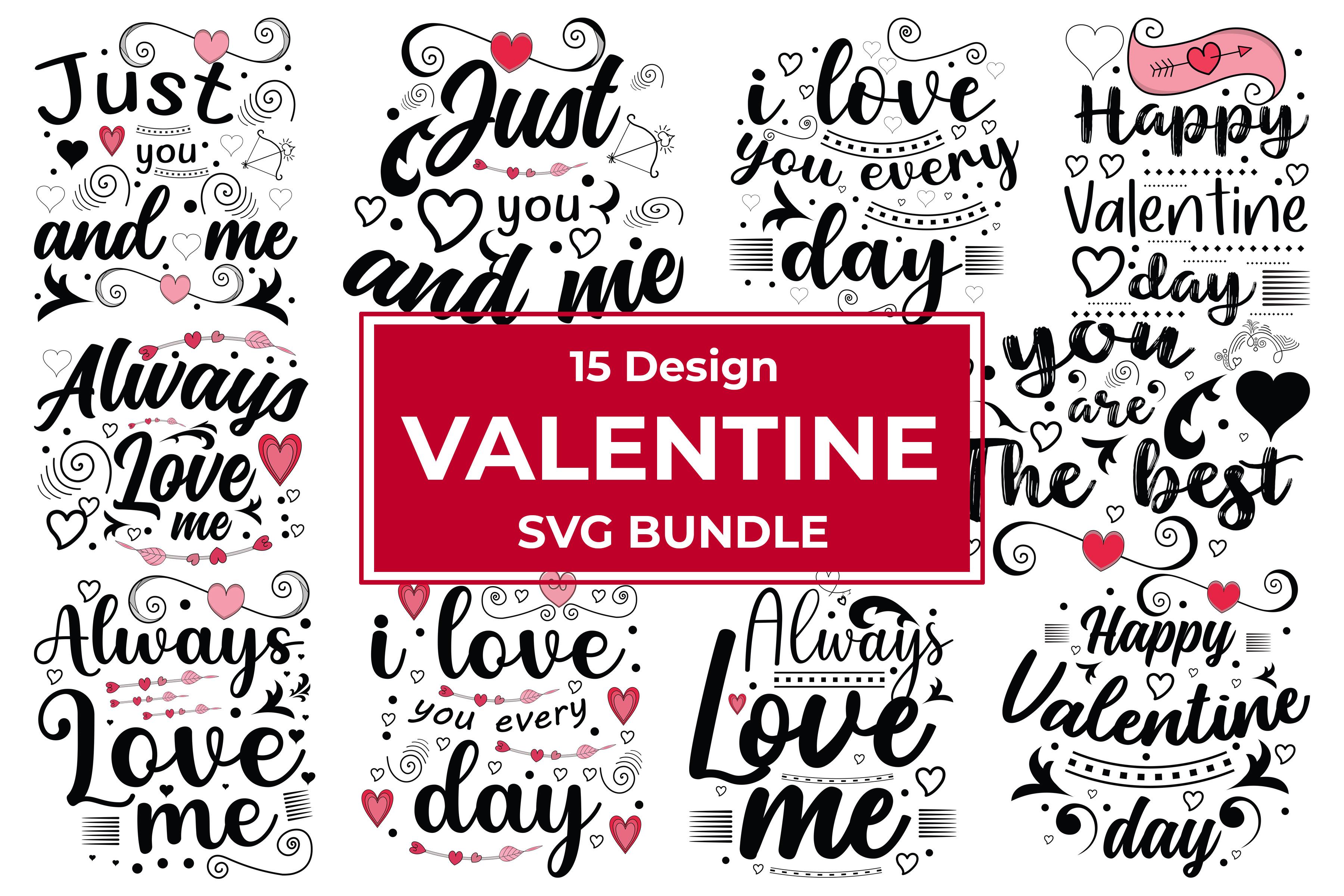 Valentine SVG Bundle
